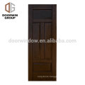 Small exterior door designed wooden entrance doors glass insert flush door for bedroom